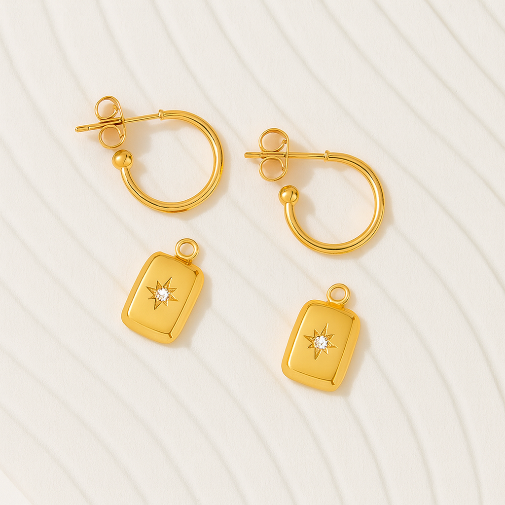 Boucles d'oreilles Céleste