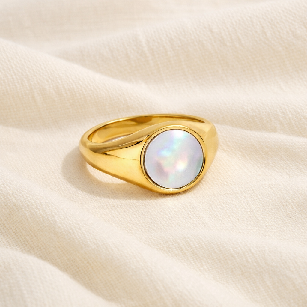 Pearl Reflection Ring