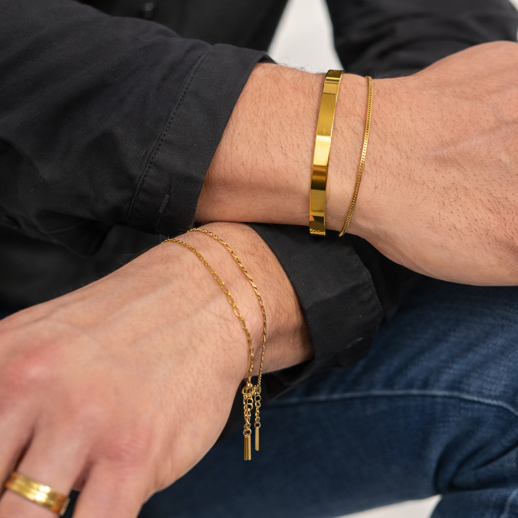 Men’s Gold-Plated Bracelet
