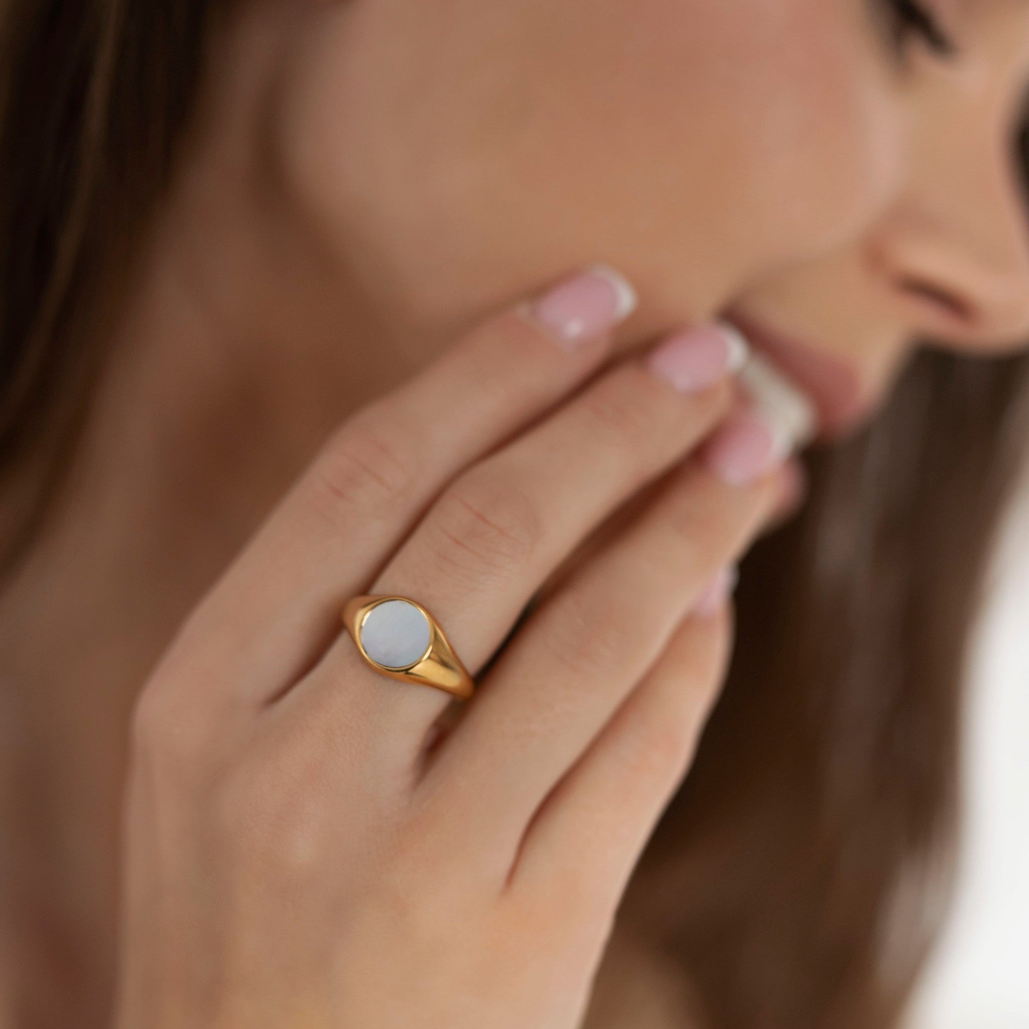 Pearl Reflection Ring