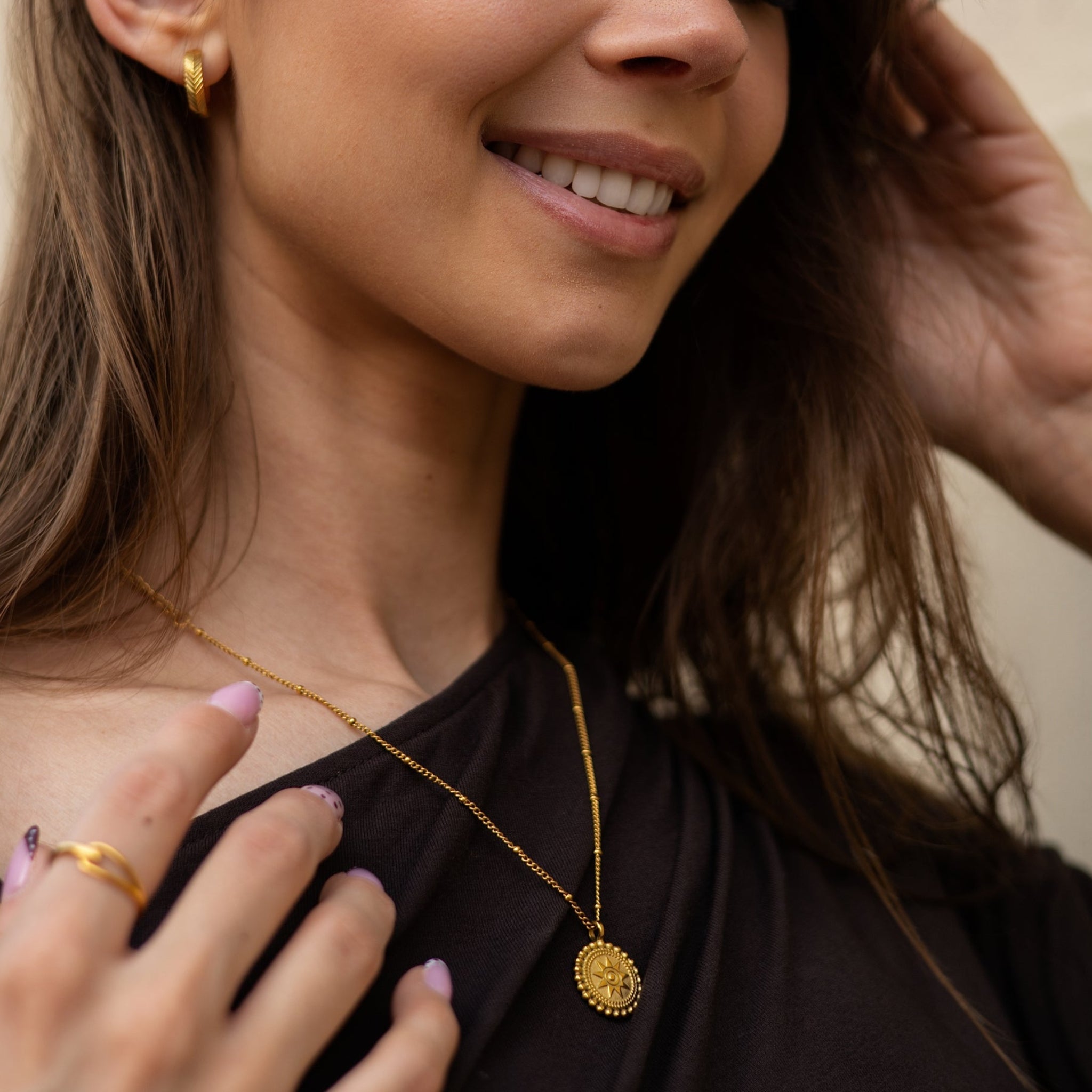 Compass Pendant Necklace