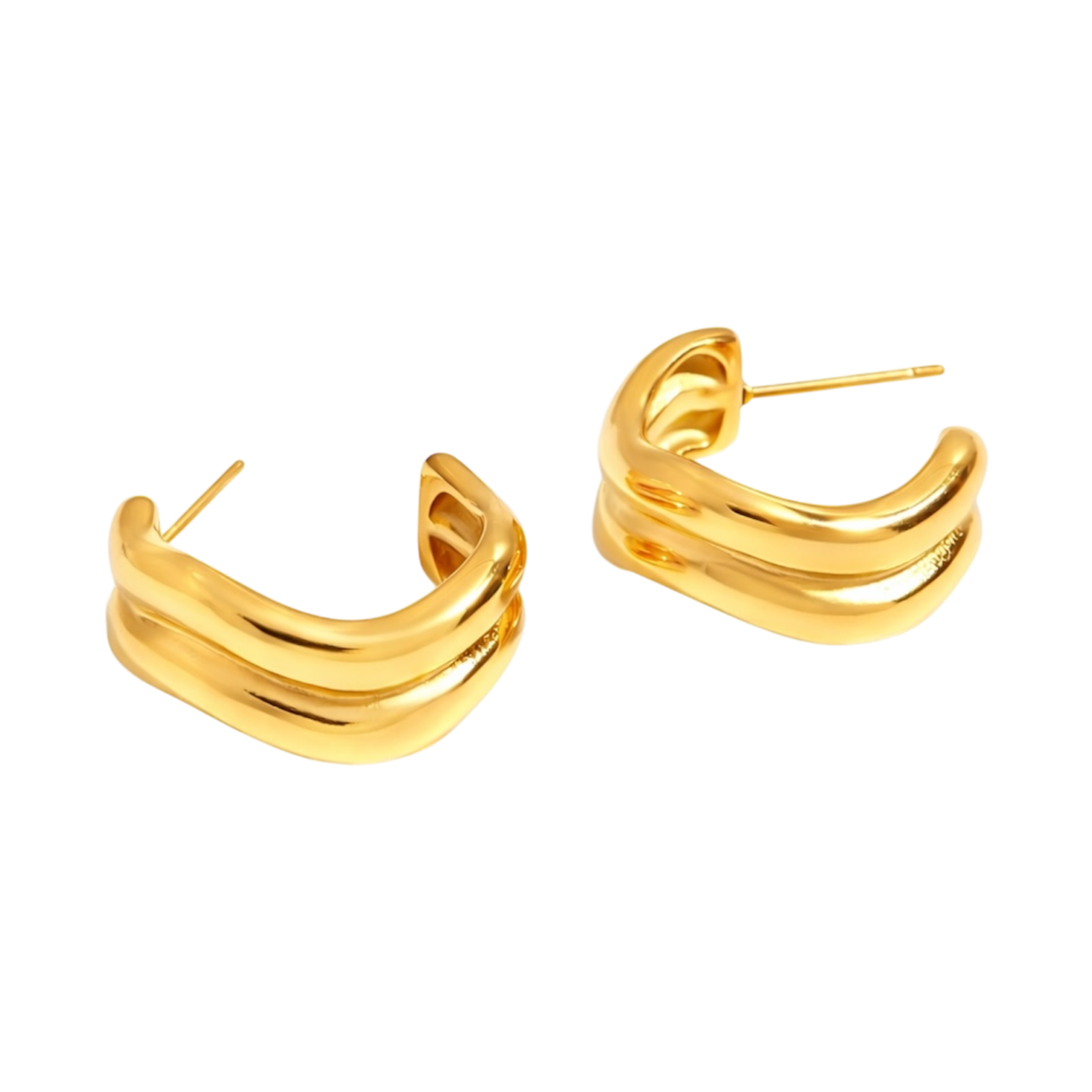Double Wave Hoops